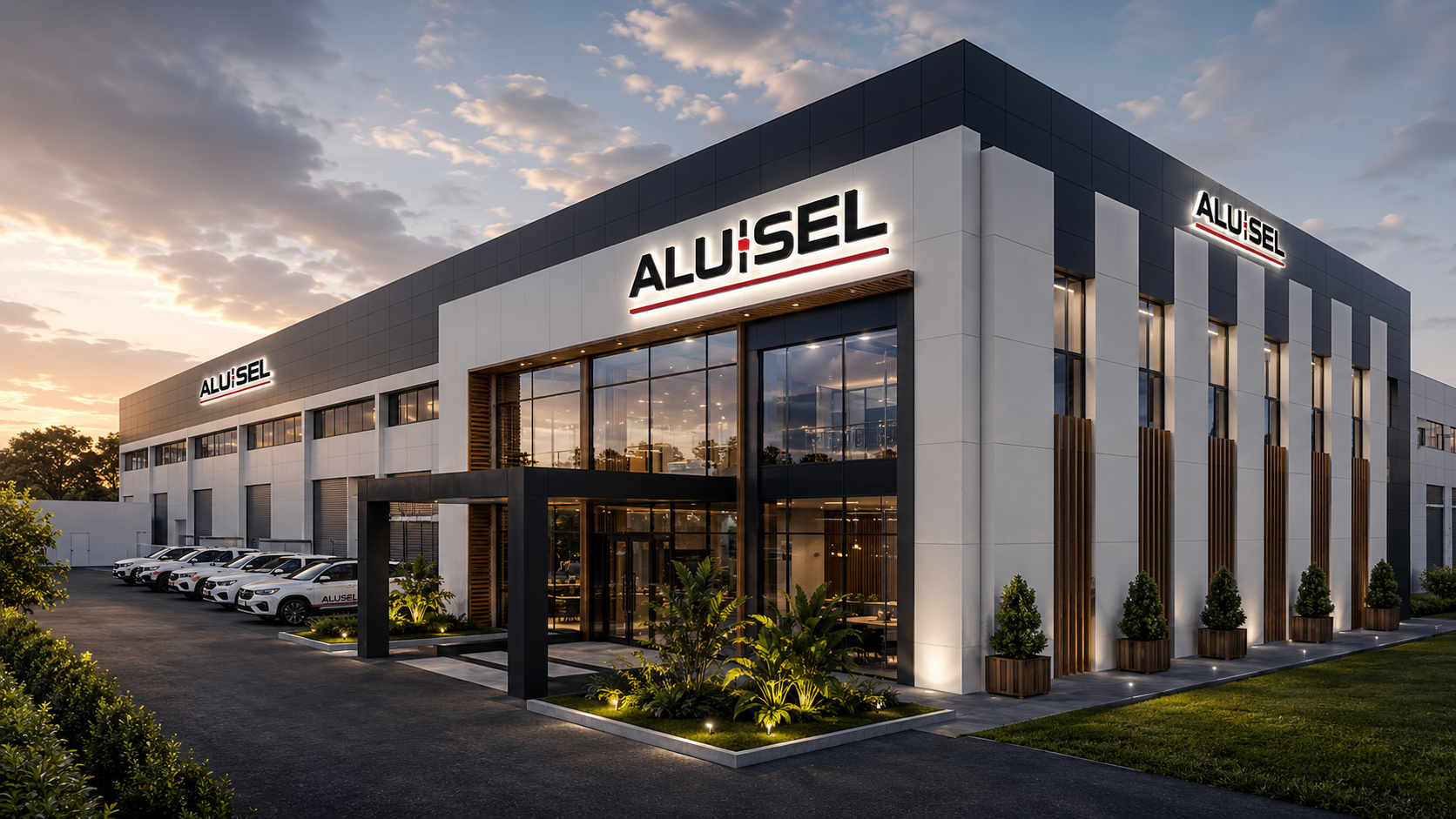 Здание завода ALUSEL